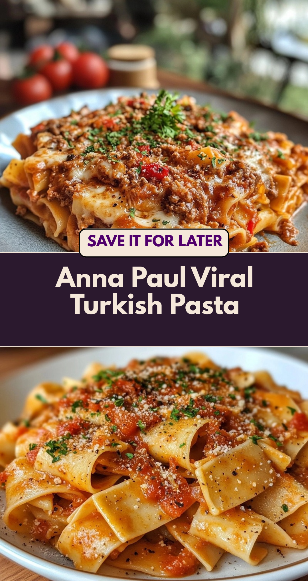 Anna Paul Viral Turkish Pasta