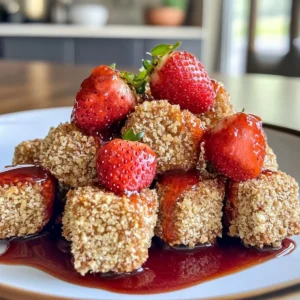 Tasty Strawberry Crunch Bites