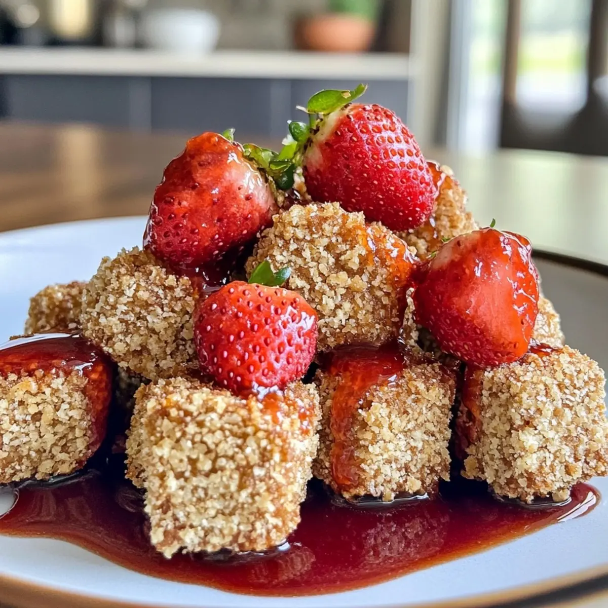Tasty Strawberry Crunch Bites