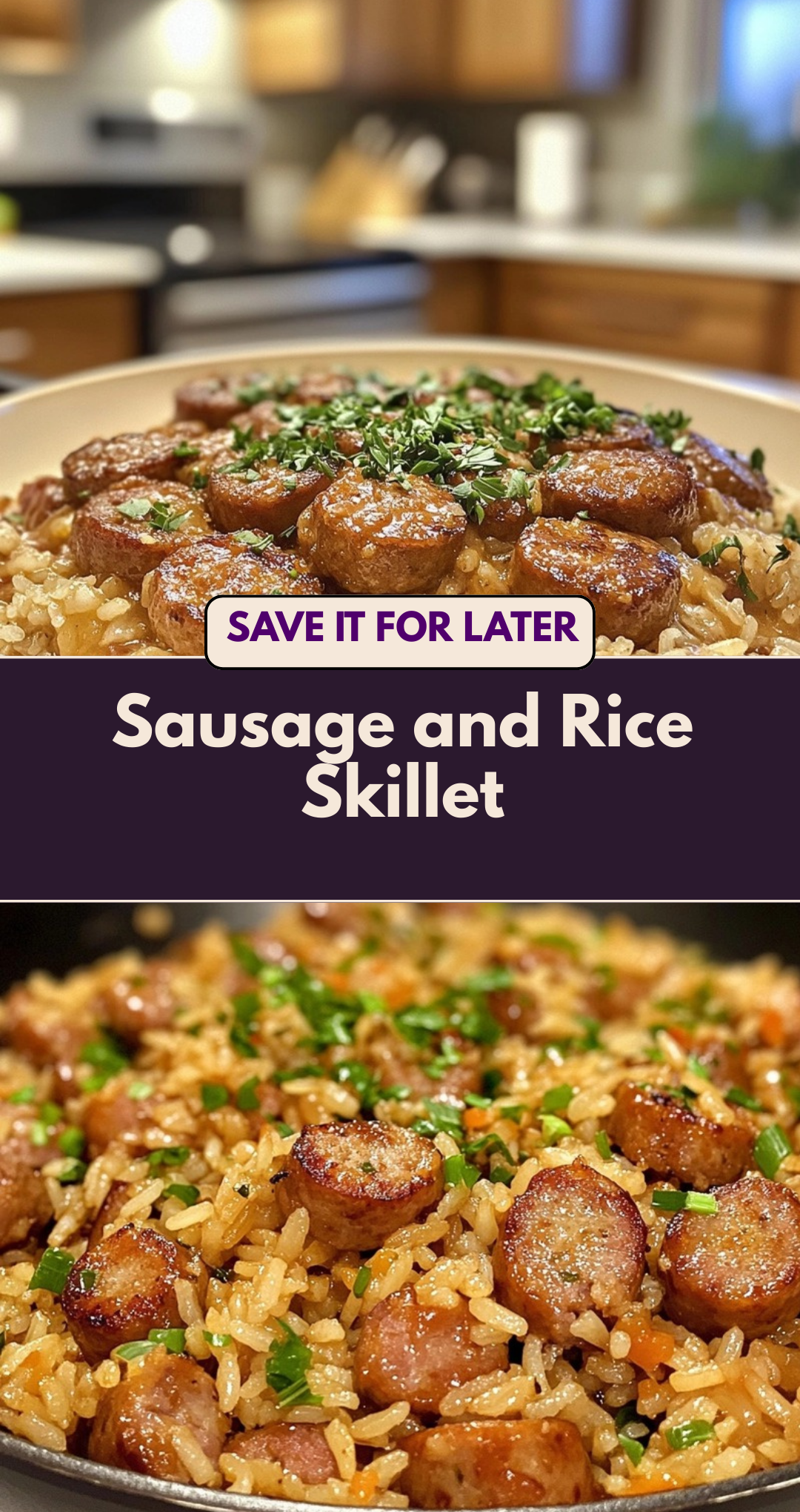 Sausage and Rice Skillet