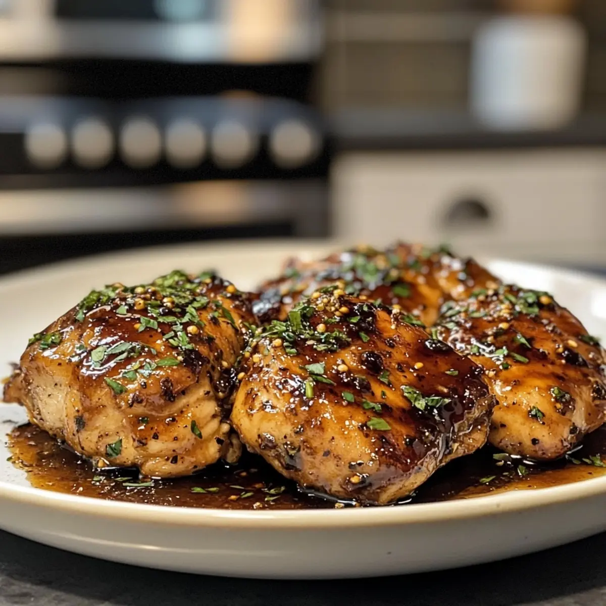 Balsamic Glazed Chicken Skillet