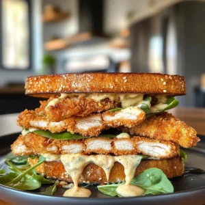 Crispy Chicken Caesar Sandwich