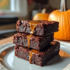 Vegan Pumpkin Brownies