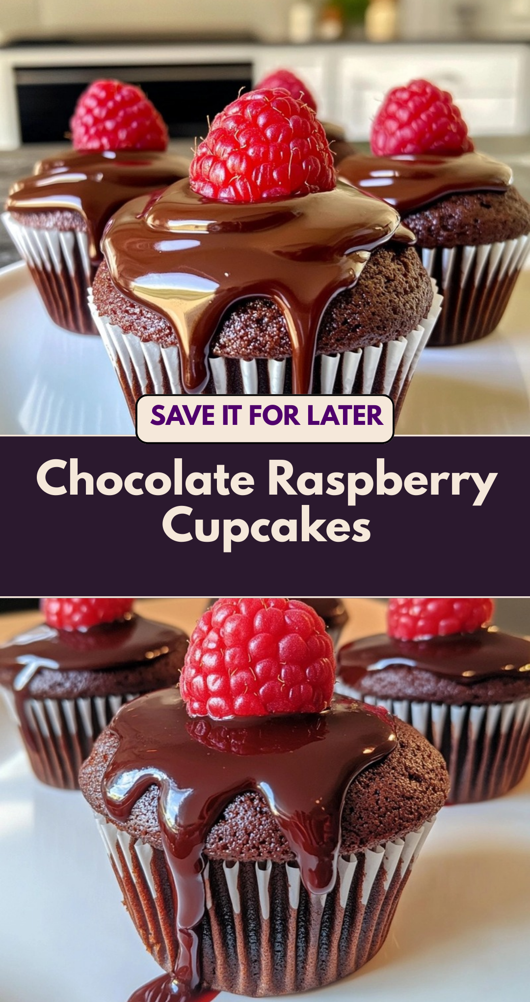 Chocolate Raspberry Cupcakes