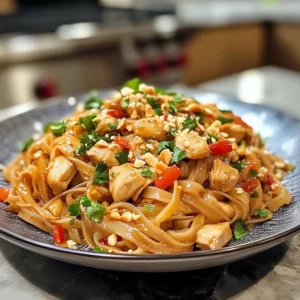 Thai Peanut Chicken Noodles