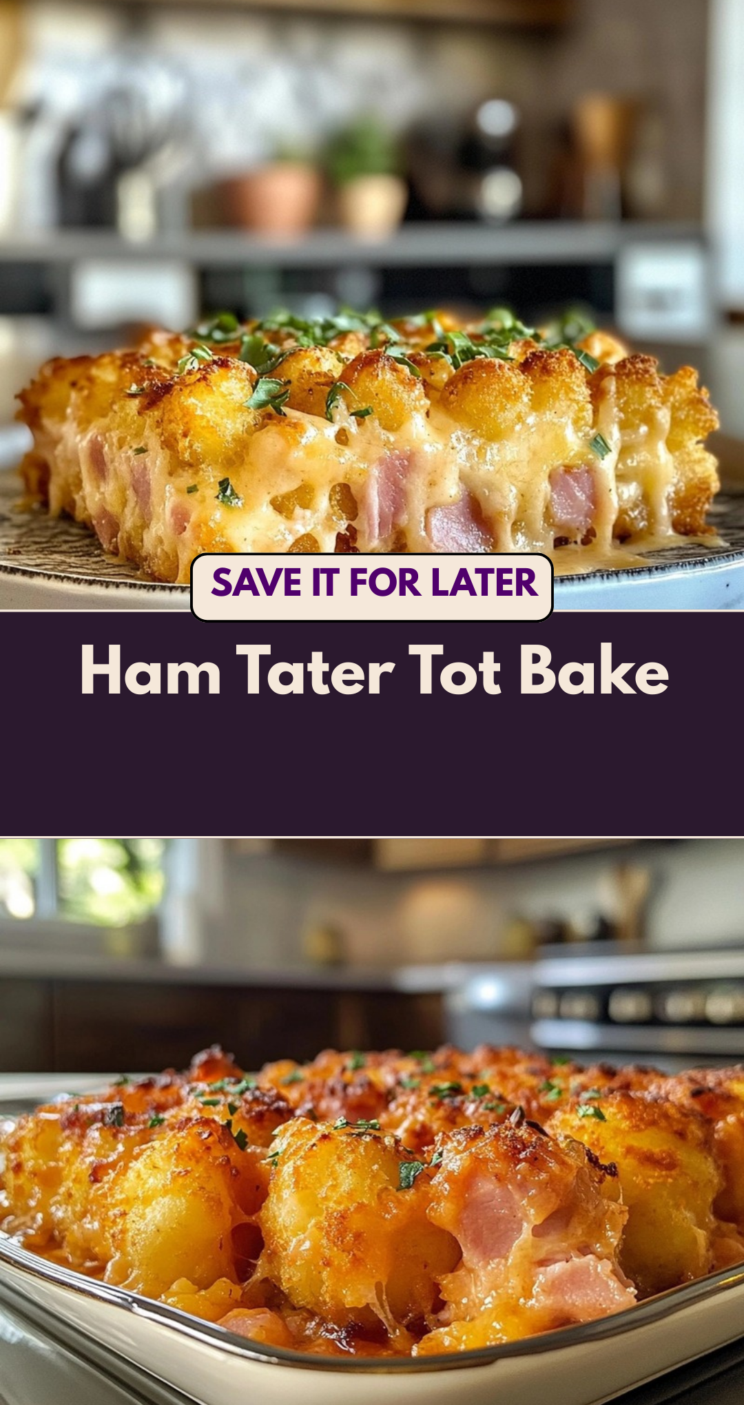 Ham Tater Tot Bake