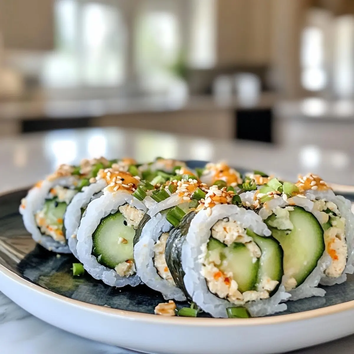 California Roll Cucumber Salad