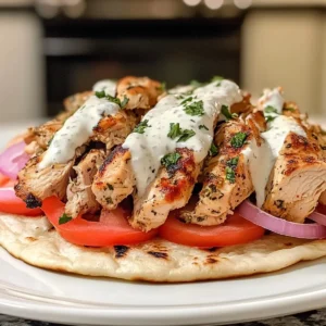 Greek Chicken Gyros
