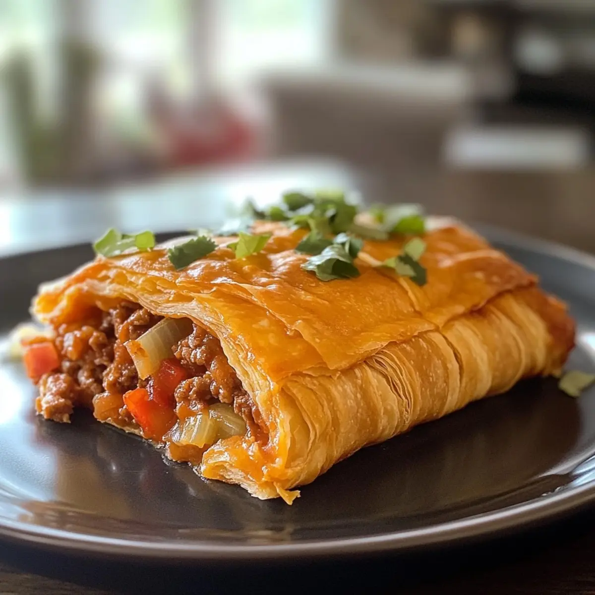 Crescent Roll Taco Bake
