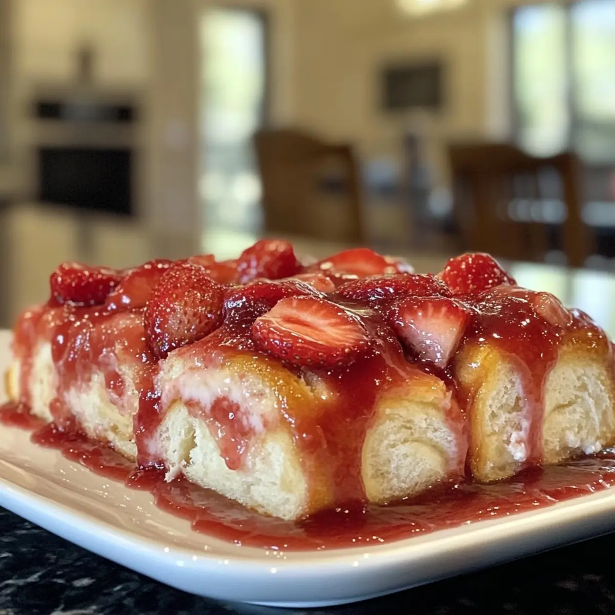 Strawberry Cheesecake Cinnabon Rolls