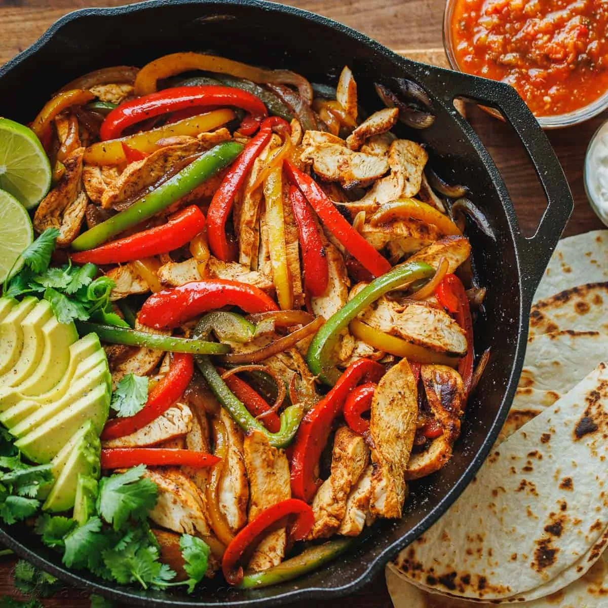 Easy Chicken Fajitas