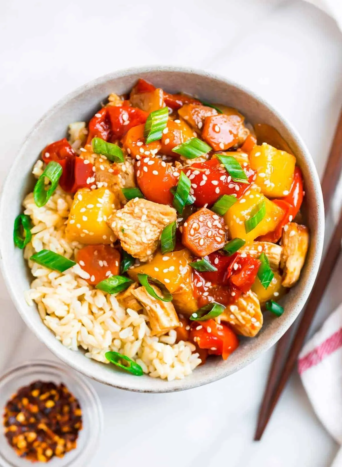 Crockpot Sweet and Sour Chicken