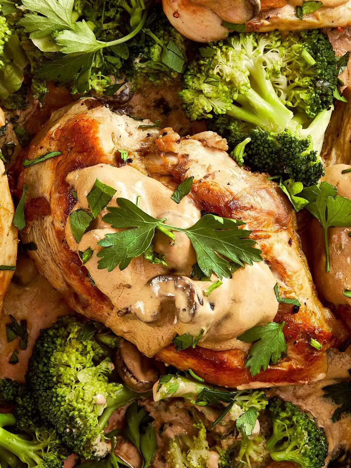 Creamy Mushroom Chicken (Julia Child Inspired)