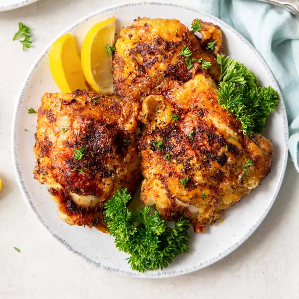 Crispy Air Fryer Chicken Thighs