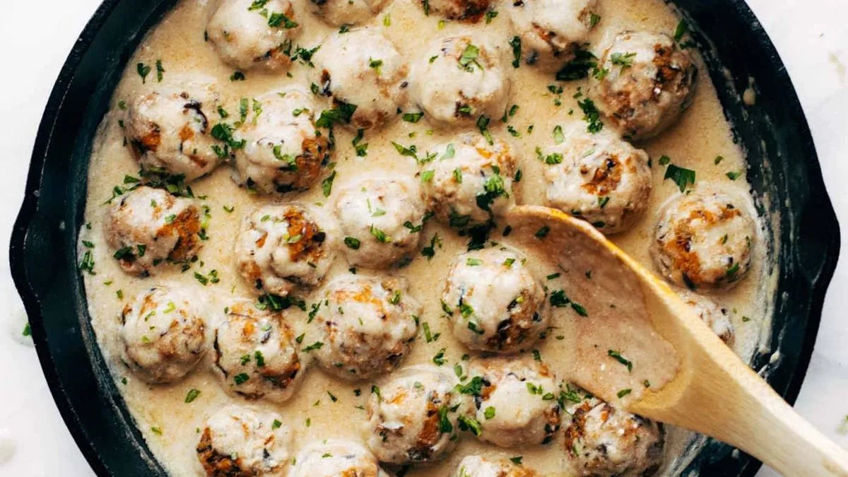 Vegetarian Swedish Meatballs