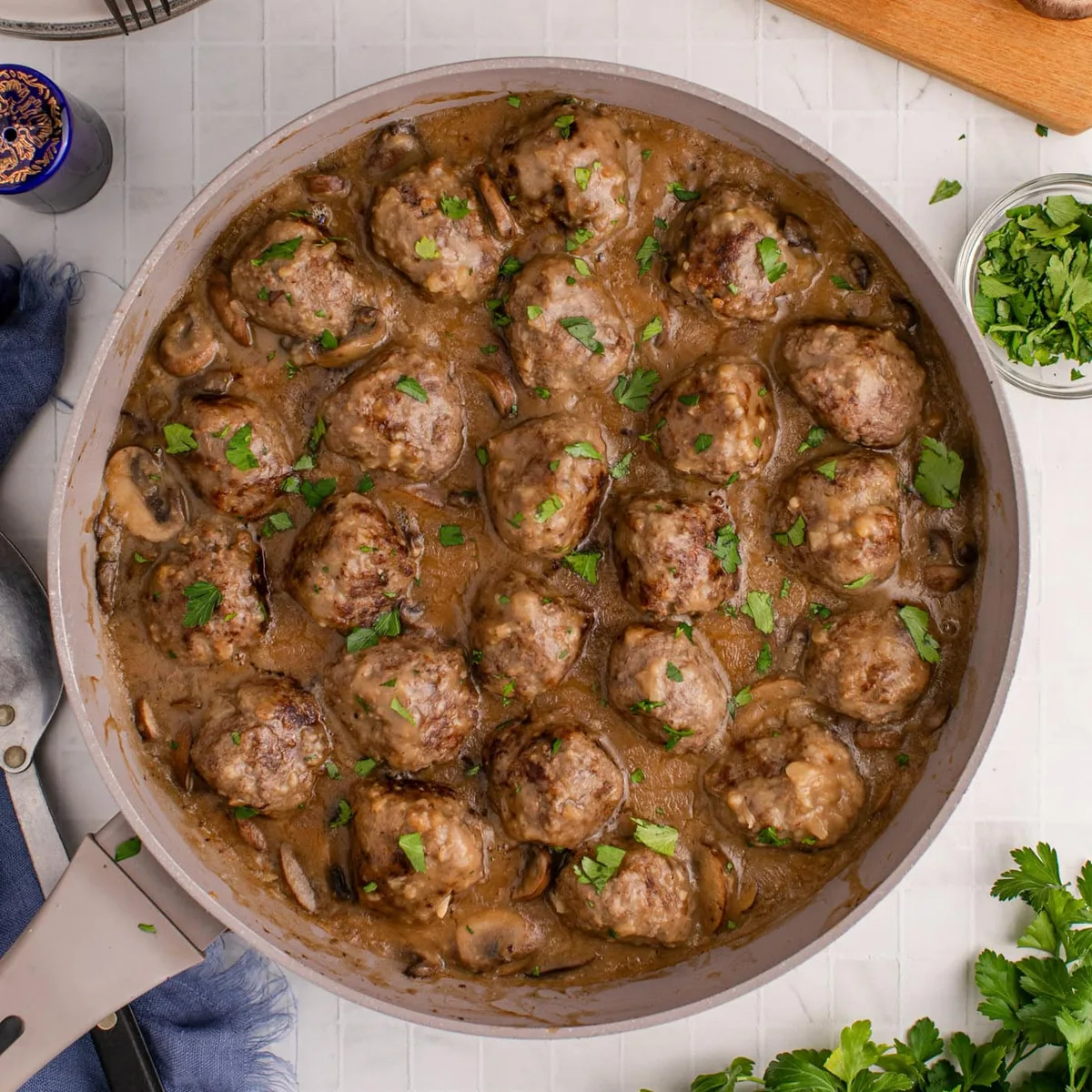 Salisbury Steak Meatballs